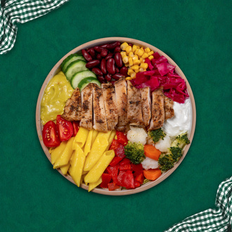 Pirzola Tavuklu Makarnalı Bowl görseli