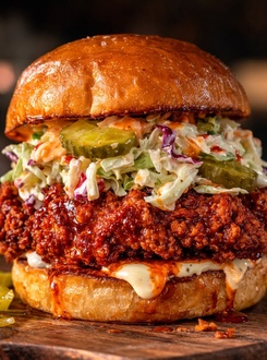 Nashville Chicken Burger görseli