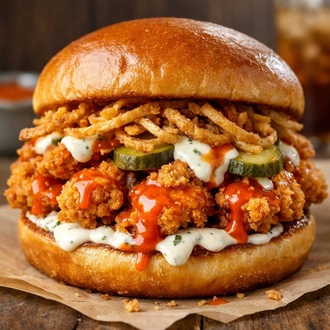 Buffalo Chicken Burger görseli