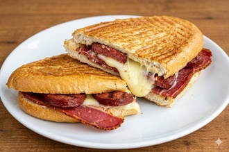 Pastırmalı Sucuklu Ayvalık Tostu görseli