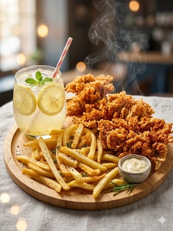 3'Lü Cajun Tenders Menü görseli