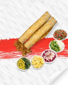 2 Adet Lavaş Tavuk Tantuni görseli