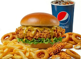Curry On Burger Menü görseli