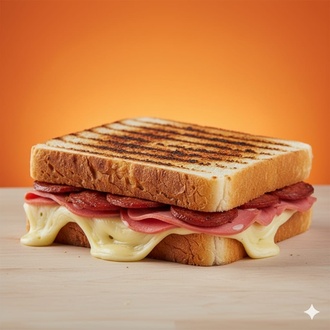 Salamlı Kaşarlı Tost görseli