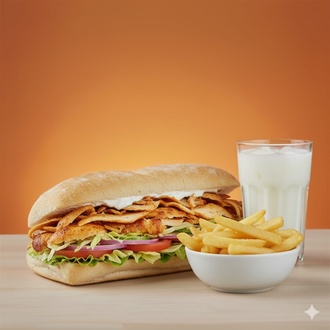 Tavuk Döner Menü görseli