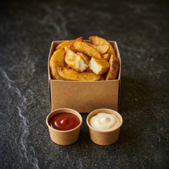 Elma Dilim Patates Kızartması -Potato Wedges görseli