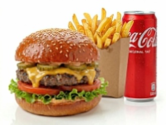 Tekli Burger Menü görseli