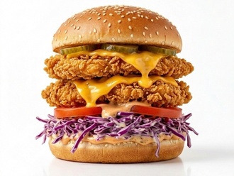 Çıtır Double Tavuk Burger görseli