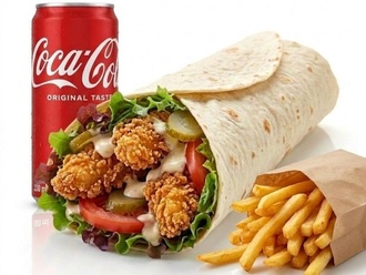 Çıtır Tavuk Dürüm Menü görseli