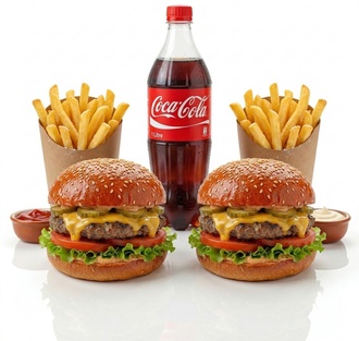 2'Li Burger Menü görseli