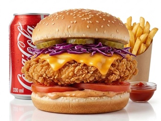 Çıtır Tavuk Burger Menü görseli