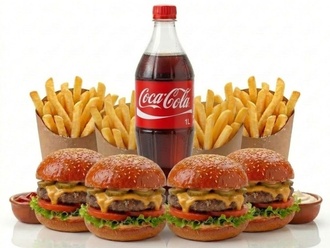 4'Lü Burger Menü görseli