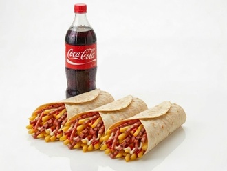 3'Lü Patso Dürüm Menü görseli