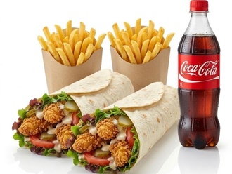 2'Li Çıtır Tavuk Dürüm Menü görseli