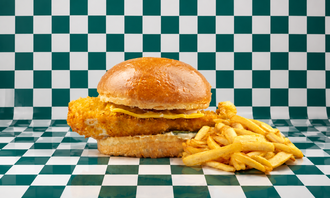 Mano Fried Chicken Burger Menü görseli