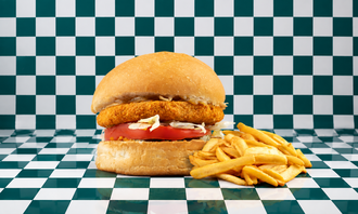 Mano Vegan Çıtır Tavuk Burger Menü görseli