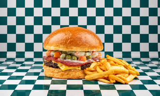 Mano American Burger Menü görseli