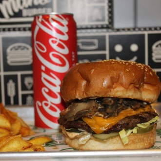 Mano Mushroom Burger Menü görseli