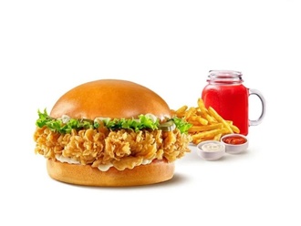 Chicken Burger Menü görseli