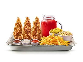 Cajun Tenders 3'Lü Menü görseli