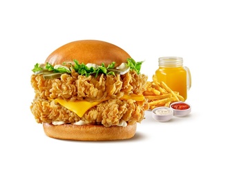 Double Crispy Chicken Burger görseli