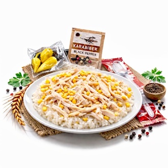 Tavuklu Mısırlı Pilav 500 Gr görseli
