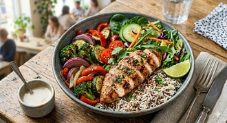 Izgara Tavuk Bowl görseli