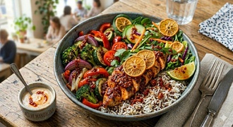 Acı Mandalinalı Tavuklu Bowl görseli