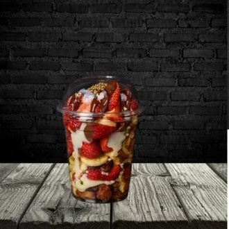 Meyve Tabaklı Dilim Waffle görseli