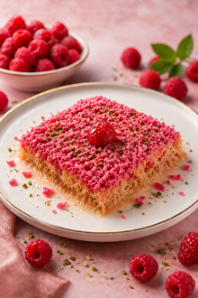 Frambuazlı Alâ (Dilim) görseli