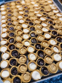 Dolgulu Kadayıf (Bitter-lotus-beyaz Çikolata) 500Gr görseli