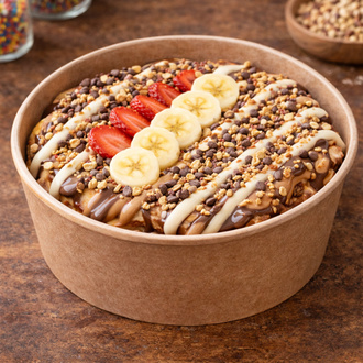 Bi Fındık & Badem Waffle (Bowl) görseli