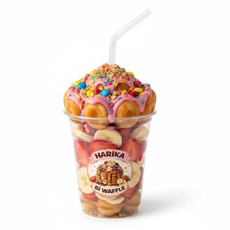 Bi Bubble Gum Waffle (Cup) Bardak görseli