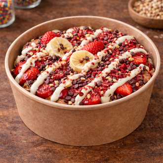Bi Beyaz Çikolata & Frambuaz Waffle (Bowl) görseli