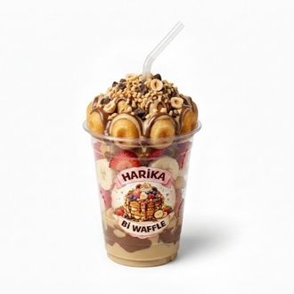 Bi Fındık & Badem Waffle (Cup) Bardak görseli
