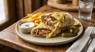 Tavuk Döner Dürüm Kaşarlı görseli