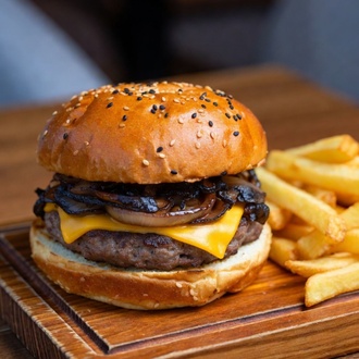 Dipsos Mushroom Burger görseli