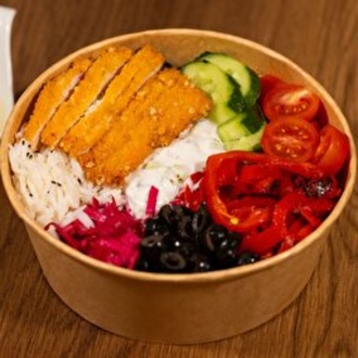 Schnitzel Flower Bowl görseli
