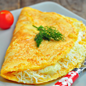Kaşar Peynirli Omlet görseli