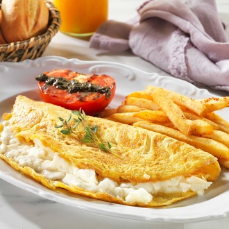 Beyaz Peynirli Omlet görseli