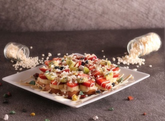 Kare Beyaz İnci Waffle (Yarım) görseli