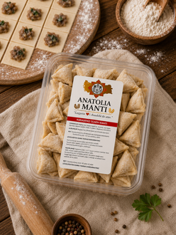 Çiğ Karadeniz Üçgen Mantı (1 Kg) görseli