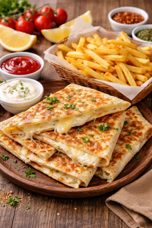 Kaşarlı Gözleme+patates+kola (330Ml) görseli
