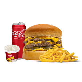 Double Smash Burger Menü görseli