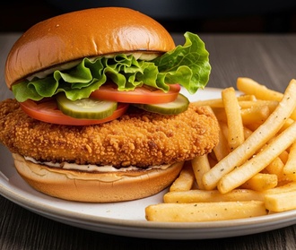 Chicken Classic Burger Menü görseli