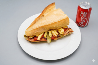 Yarım Ekmek Tavuk Döner Menü görseli