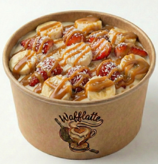 Beyaz Çikolata Waffle Bowl görseli