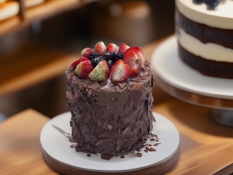 Orman Meyveli & Çikolatalı Yaş Pasta (6 Kişilik) görseli