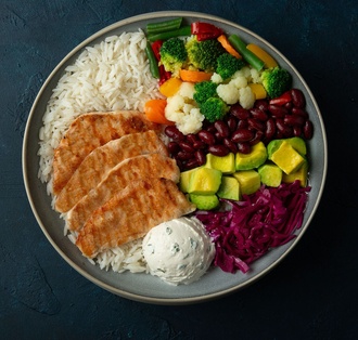 Grilled Chicken / Izgara Tavuklu Bowl görseli