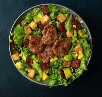 Grilled Meatballs / Izgara Köfte Salata görseli